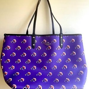 Coach Purple Tote